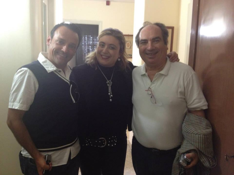 Paola4 con Gilberto Idonea e Antonello Costa
