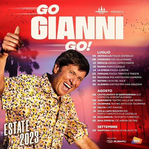 L’inarrestabile Morandi annuncia Go Gianni Go! Estate 2023