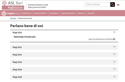 Garante Privacy: sì elogi sul sito web ma attenzione alla privacy (multata l’Asl di Bari)