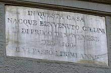 Firenze, in vendita la casa natale di Benvenuto Cellini