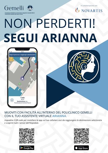Gemelli, compie 1 anno l’app Arianna che guida i pazienti nel Policlinico