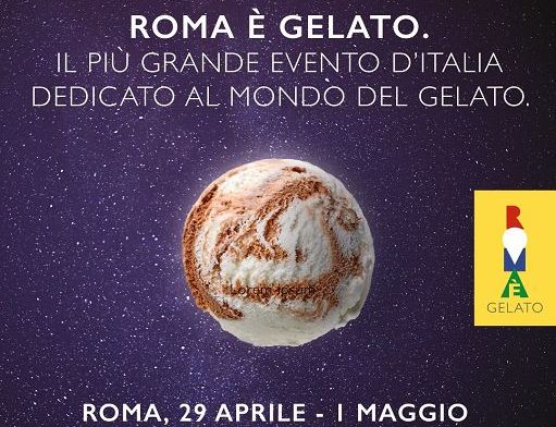 Arriva “Roma è gelato”, grande evento dal 29 aprile al 1° maggio