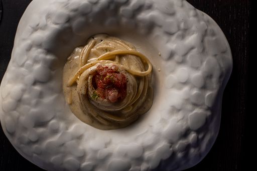 La cacio e pepe eretica di Michele Minchillo val bene una stella Michelin