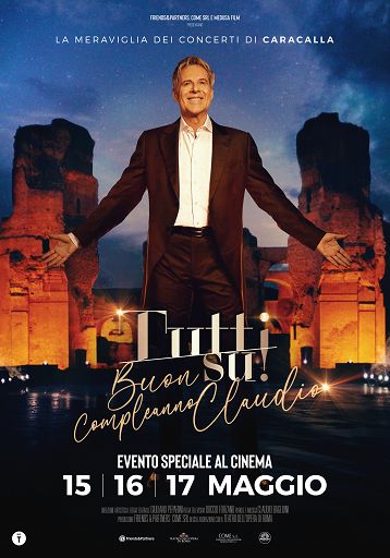 “Tutti su! Buon compleanno Claudio”, film-concerto di Baglioni