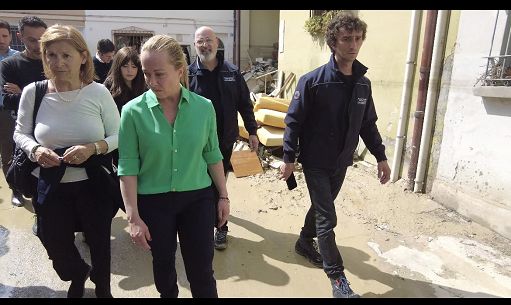 Meloni in Romagna “senza passerelle”:governo c’è,fondi si trovano