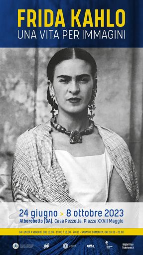 Frida Kahlo, una vita per immagini ad Alberobello dal 24 giugno