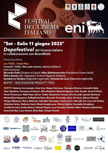 A Lipari ‘Eolie: non solo cinema, ritorno al futuro’
