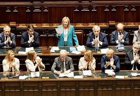 Meloni in Parlamento: politica Bce rischia far danni. Stop polemica su Mes