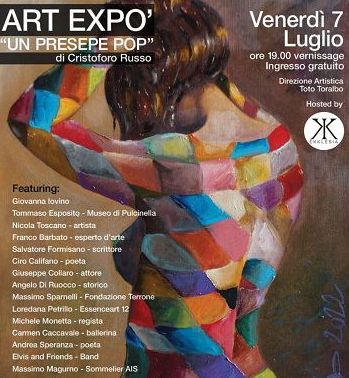 “Un presepe POP”, l’arte di Cristoforo Russo in mostra a Napoli