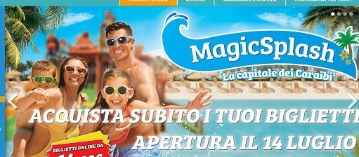 Dal 14 luglio a MagicLand apre MagicSplash