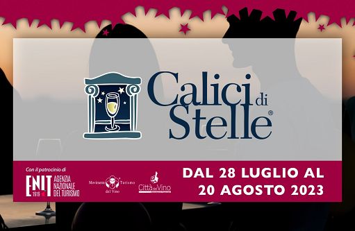 Vino, da 28 luglio a 20 agosto torna in tutta Italia “Calici di stelle”