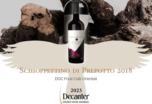 Vino, Schioppettino di Prepotto ottiene medaglia platino di Decanter