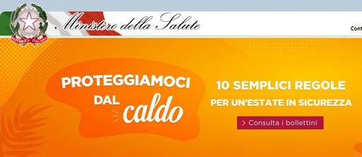 Ecco il decalogo del Ministero Salute per proteggersi da caldo