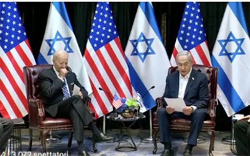 Biden da Netanyahu: la strage all’ospedale non è stata fatta da voi