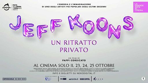 Arte e cinema: 23-25 ottobre, nelle sale UCI film su Jeff Koons