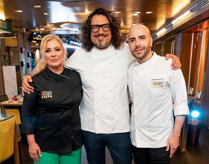 Sfida Simone Di Matteo-Tina Cipollari ai fornelli di “Celebrity Chef”