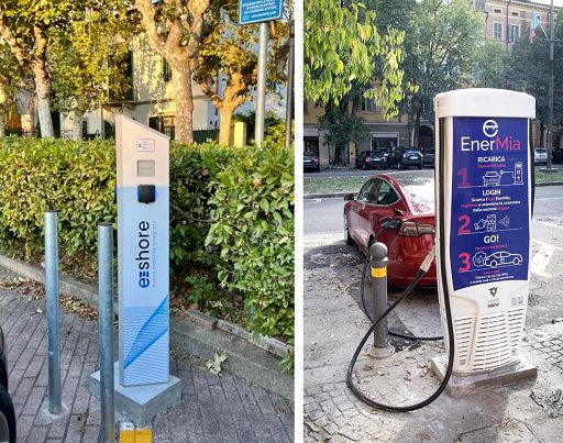 E-Shore ed EnerMia prima operazione aggregazione operatori mobilità elettrica