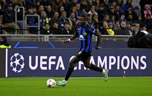 Calcio, Inter-Roma 1-0, decide Thuram, nerazzurri in testa