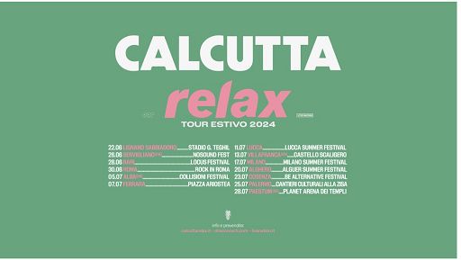 Musica, Calcutta annuncia il Relax Tour Estivo, da giovedì i ticket