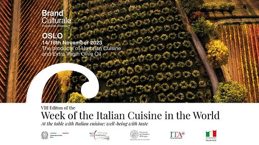 L’Umbria a Oslo con VIII “Settimana della cucina italiana nel mondo”