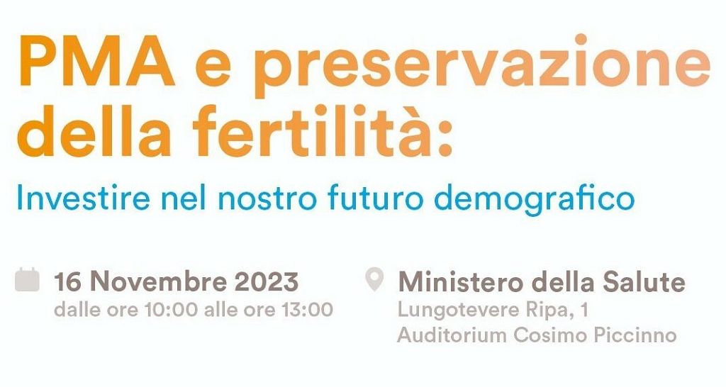 Sanità, il 16 novembre convegno “PMA e preservazione della fertilità”