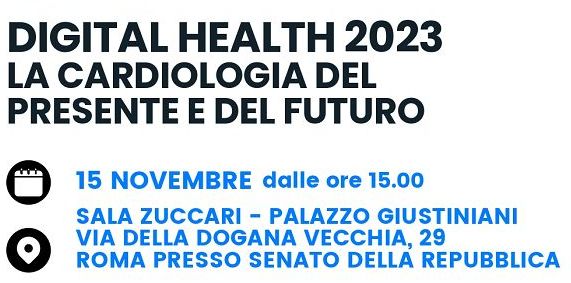 Cardiologia presente e futuro, mercoledì convegno “Digital health”