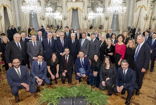 Mattarella riceve vincitori Premi Leonardo ambasciatori Made in Italy