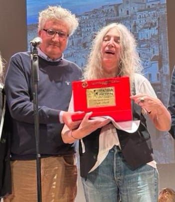 Matera Fiction consegna la Targa d’oro a Patti Smith