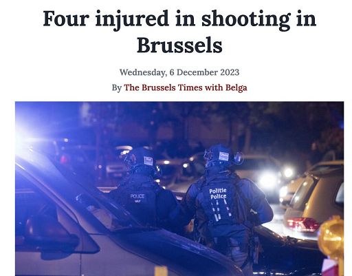 Sparatoria a Bruxelles, 4 feriti, 1 grave, 1 da delegazione svedese