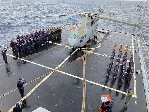 Noble Shield, il Capo di SMD a bordo di Nave Bergamini