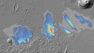 Ghiaccio sepolto su Marte, la scoperta grazie a un radar italiano