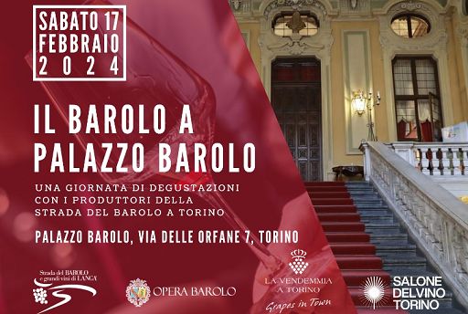 Vino, il 17 febbraio a Torino torna “Il Barolo a Palazzo Barolo”
