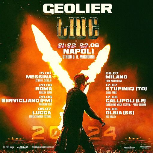 Geolier Re di Napoli, tre sold out al Maradona
