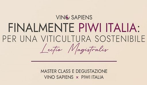Da Vino Sapiens a Roma una masterclass sui Piwi con Marco Stefanini
