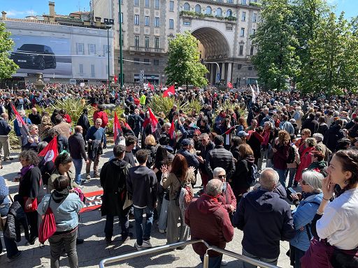 Decine di migliaia in piazza a Milano per festa Liberazione