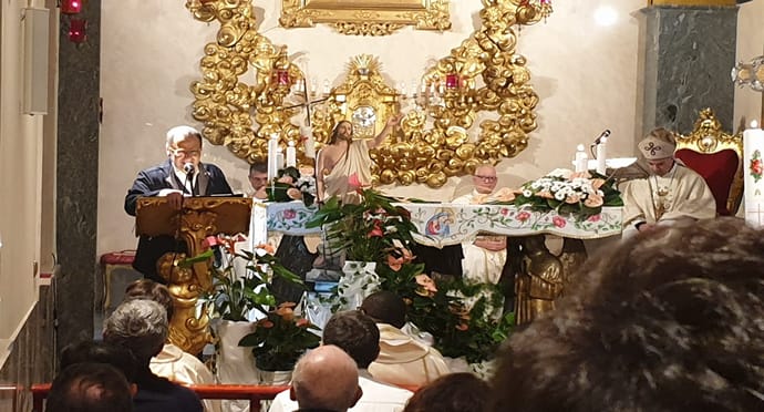 Cerimonia Religiosa per la festa della Madonna del Buon Consiglio all’ospedale Fatebenefratelli di Napoli