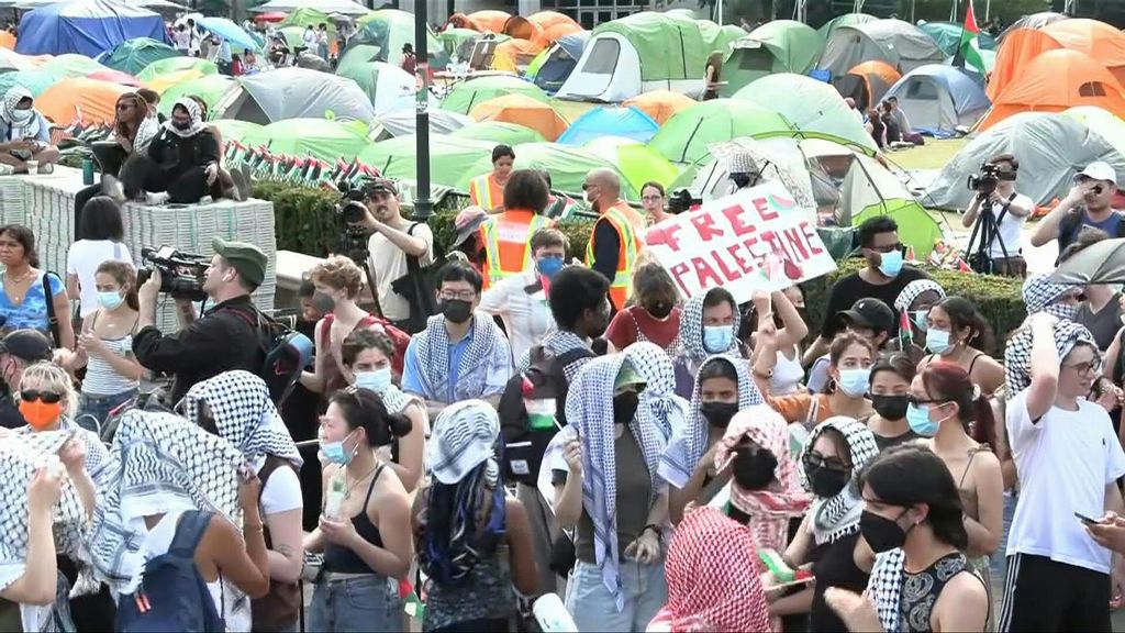 Usa, studenti Columbia sfidano ultimatum, resta accampamento pro Palestina