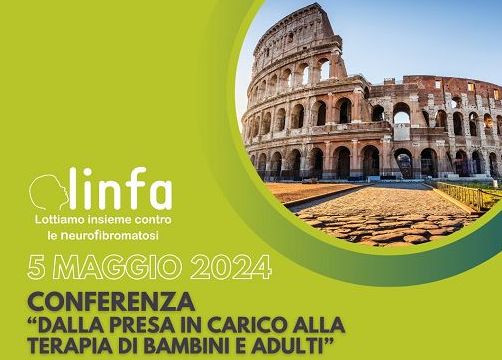 Roma, il 5 maggio evento Associazione Linfa contro neurofibromatosi