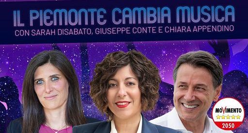 Piemonte, M5s apre campagna elettorale il 9 maggio con Conte