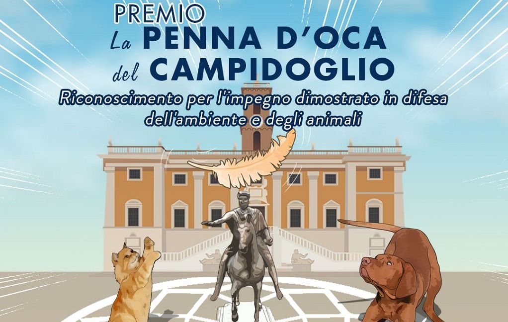 Arriva “La Penna d’Oca del Campidoglio”, premio eco e pet friendly