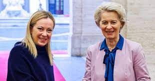 Europee, Meloni: presto per parlare secondo mandato von der Leyn