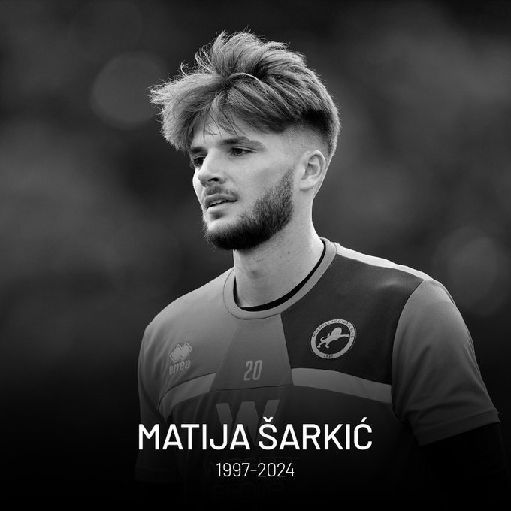 Calcio in lutto, morto a 26 anni il portiere del Millwall Matija Sarkic