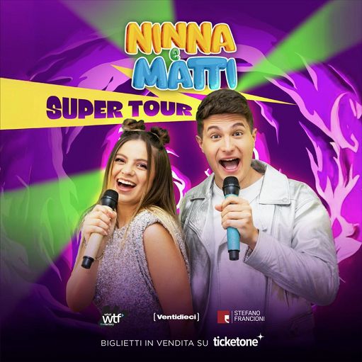 I due youtuber Ninna e Matti nei teatri con Super Tour
