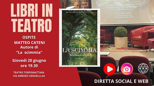 Matteo Cateni presenta a Roma il romanzo “La scimmia”