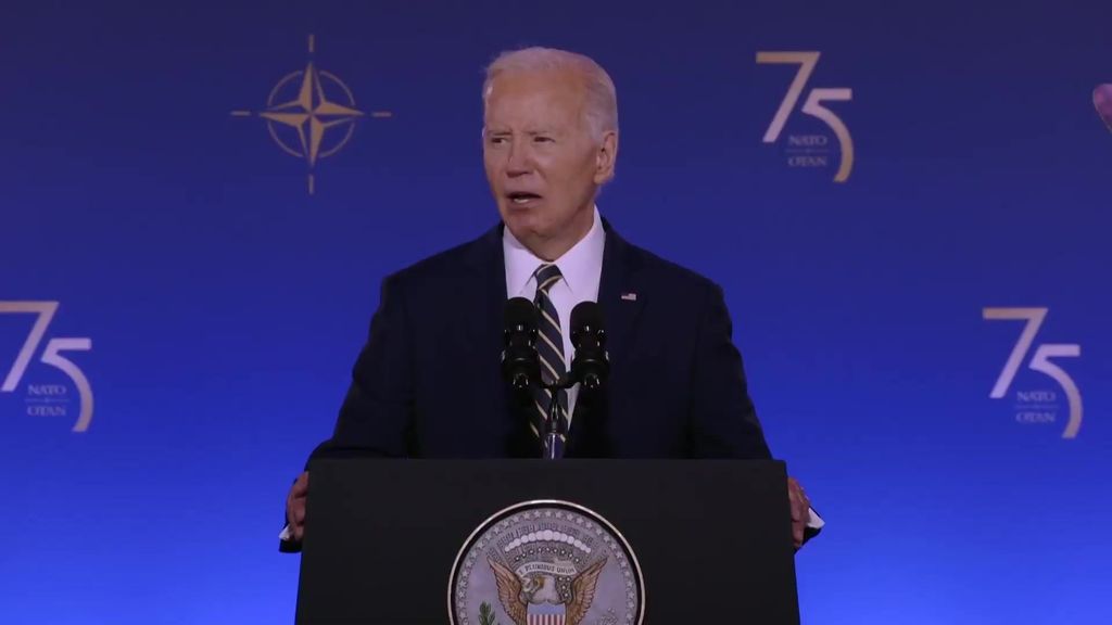 Biden davanti agli alleati Nato, parole forti e voce salda