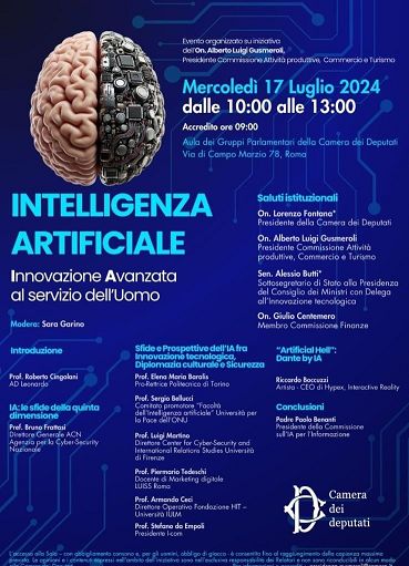 Intelligenza artificiale, Innovazione Avanzata al servizio dell’Uomo