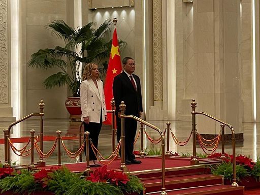 Meloni incontra Li Qiang e parla dell’importanza dei rapporti con la Cina