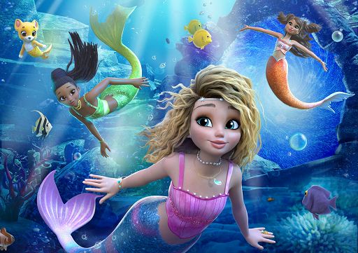 Tv, arriva Mermaid Magic serie in CGI che invita a salvare oceani