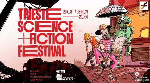 Zerocalcare firma poster del Trieste Science Fiction Festival 2024