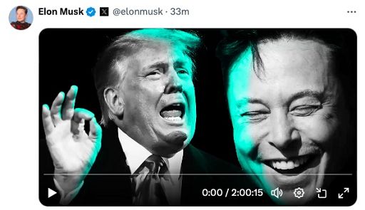 Flirt online Trump-Musk, intervista X sul velluto per il candidato